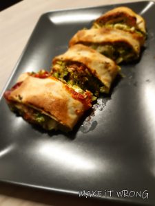 girelle di pizza (ripieno zucchine)