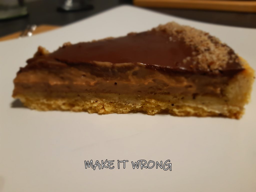 Crostata moderna al caffè