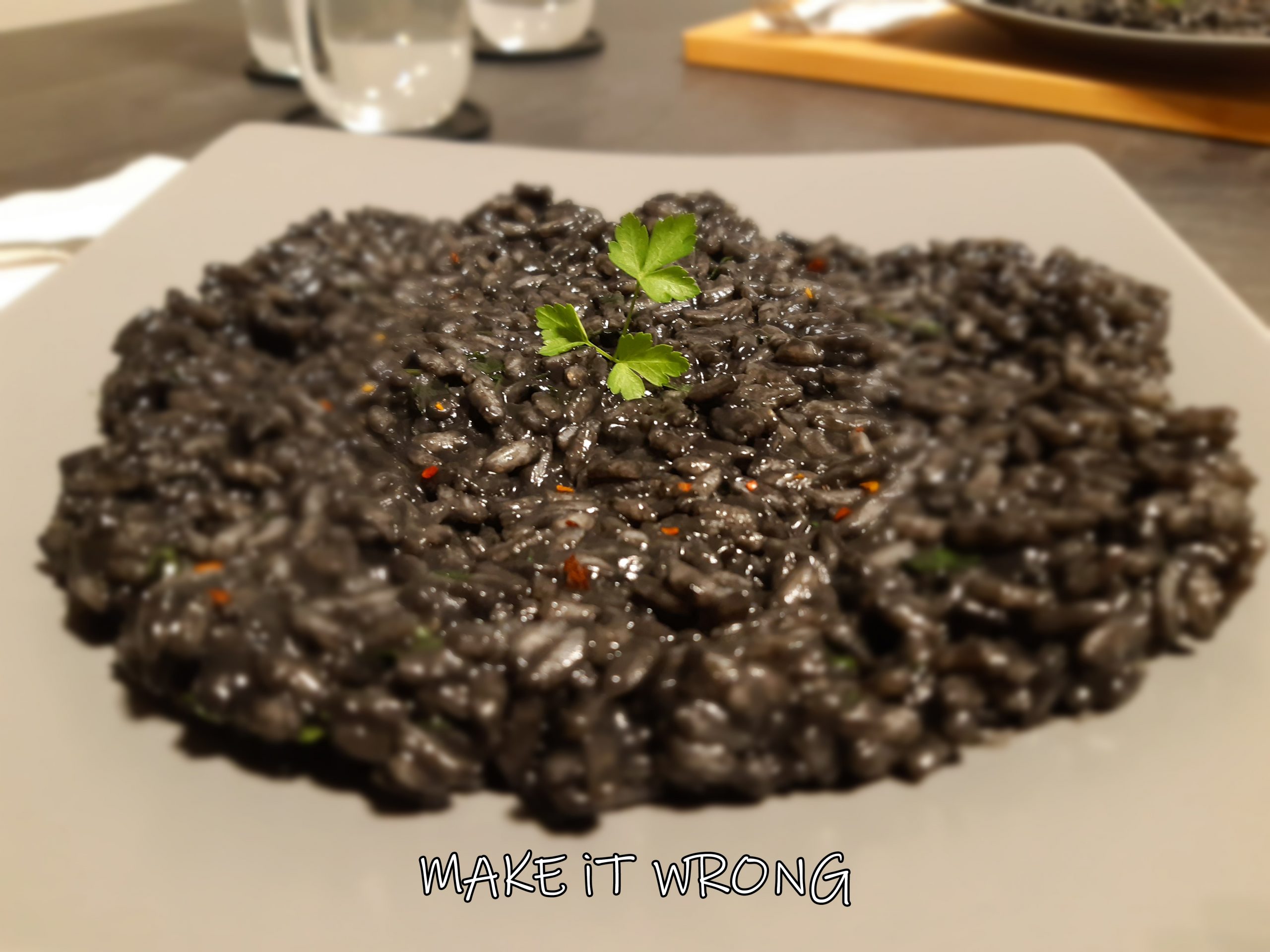 Risotto al nero di seppia