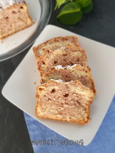 plumcake panna e fragole