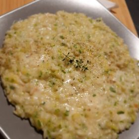 Risotto zucchine e taleggio