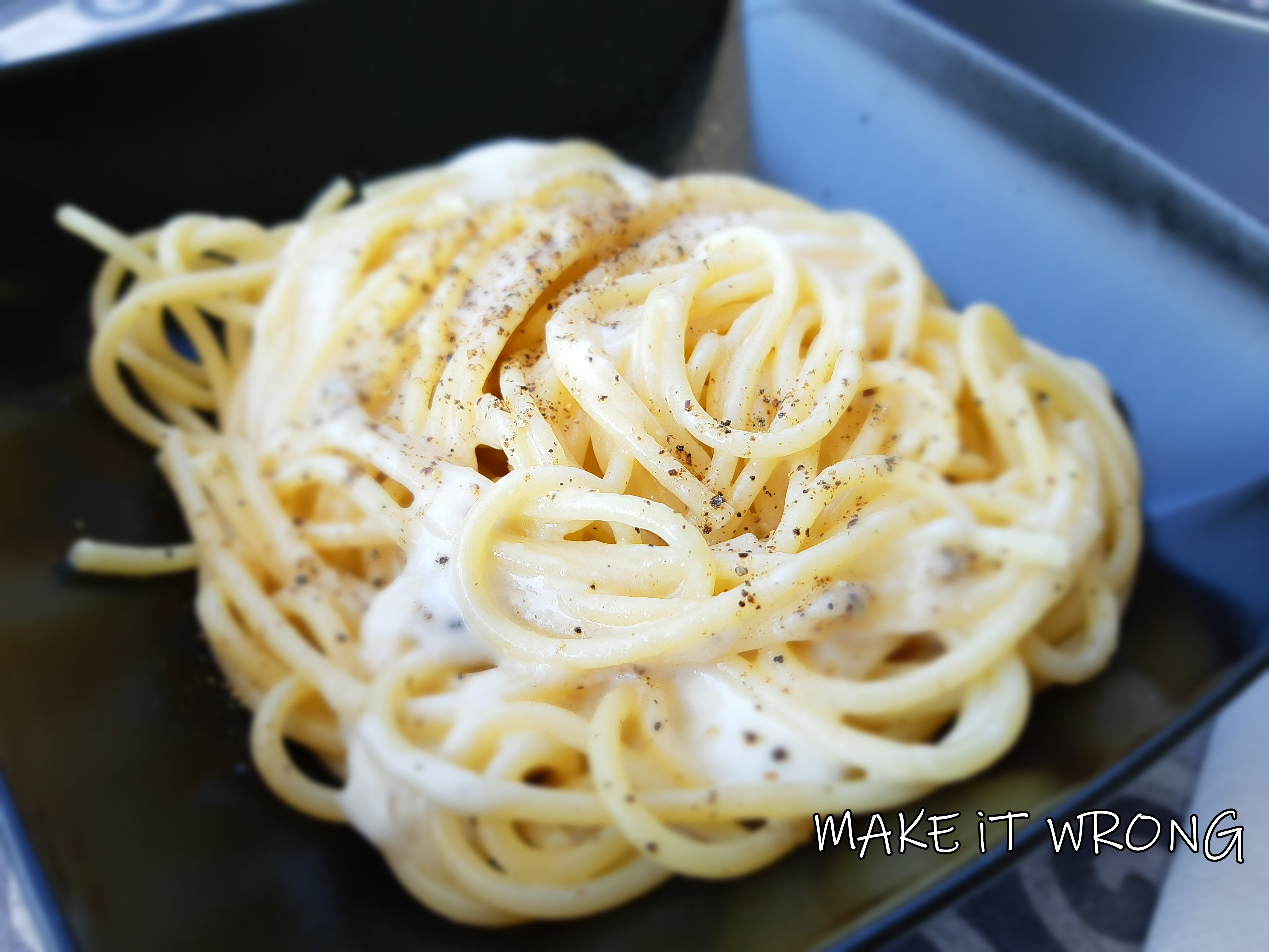 Spaghetti cacio e pepe