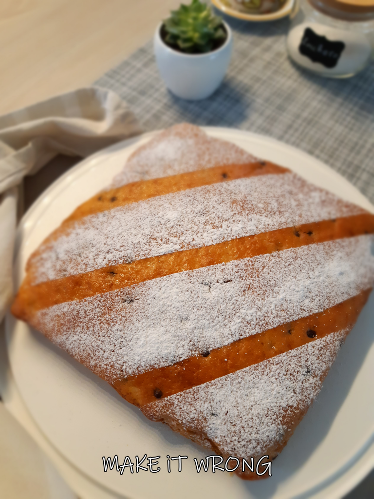 Torta pere e gocce di cioccolato