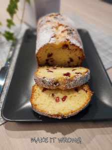 Plumcake frutti rossi e cocco