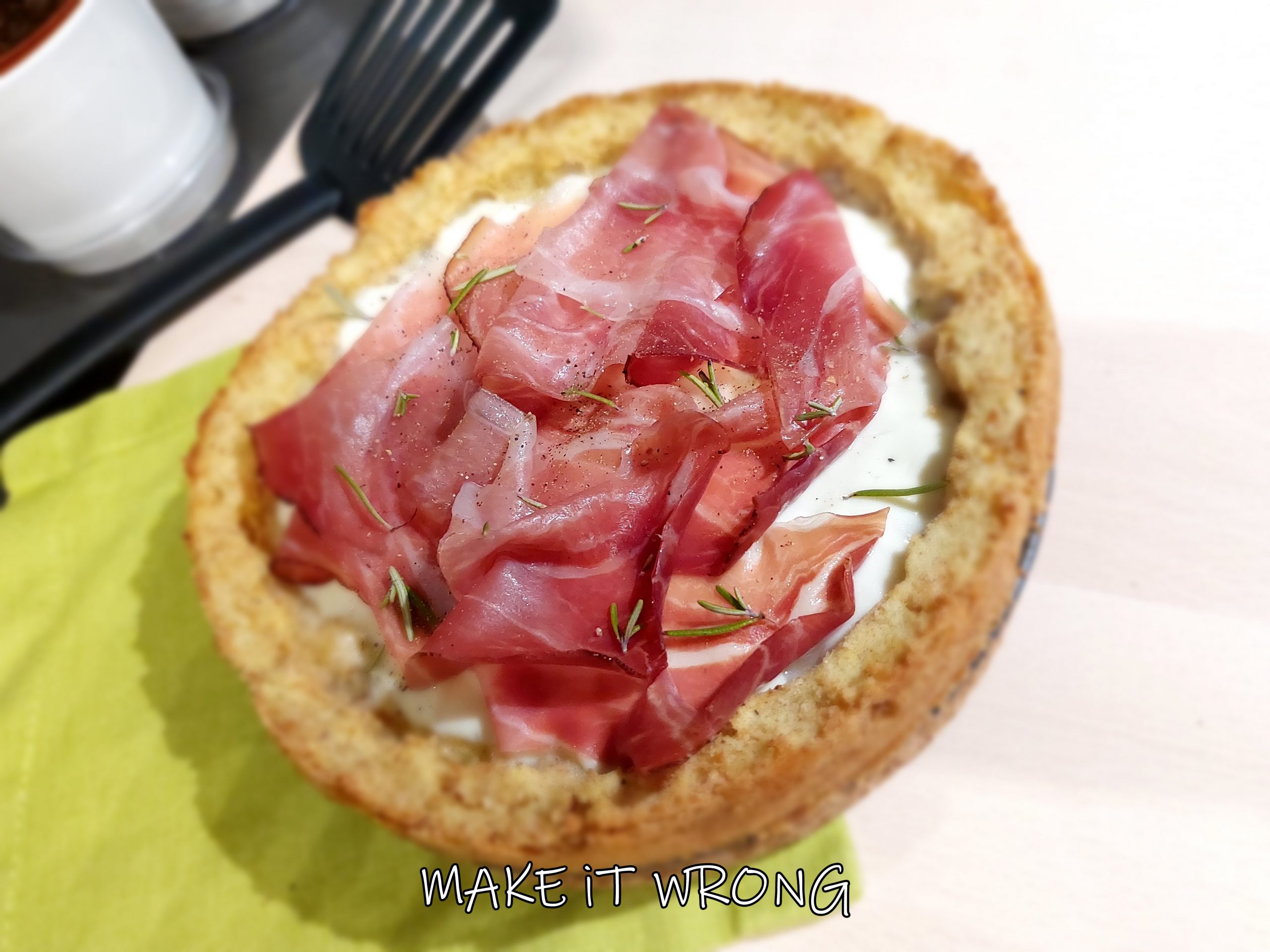 Crostata di patate con speck