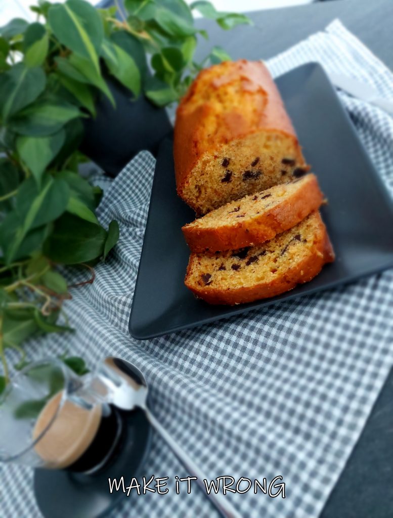 Plumcake carote e cioccolato