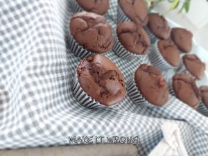 Muffin pere e cioccolato