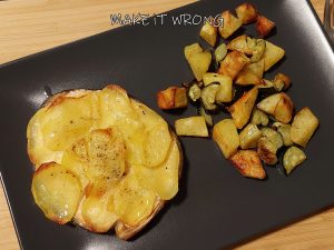 Salmone in crosta di patate