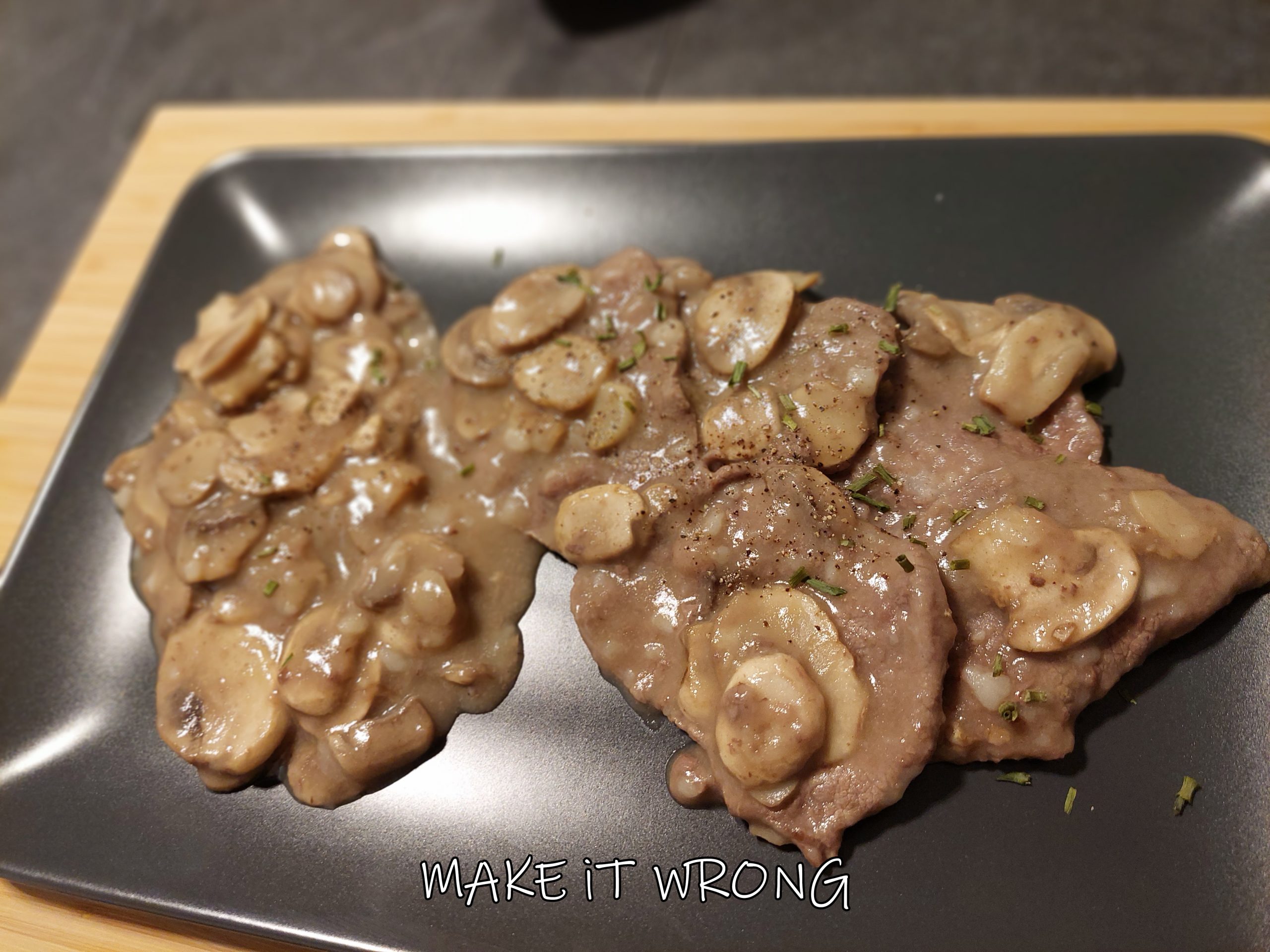 scaloppine ai funghi