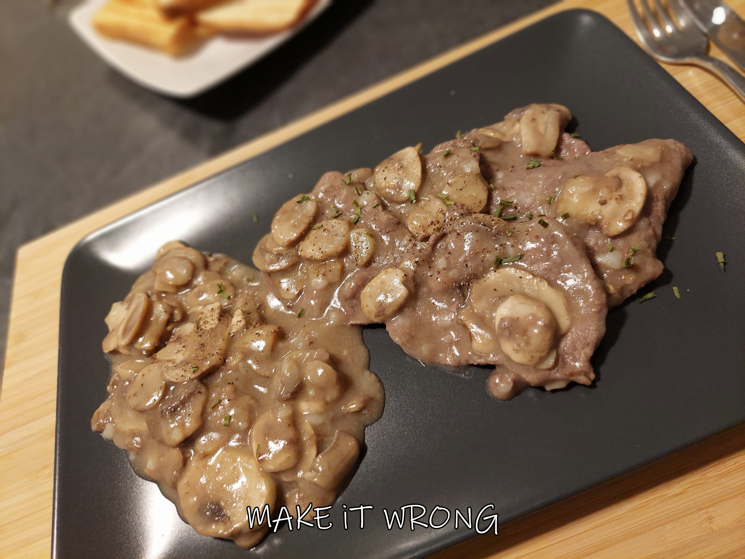 scaloppine ai funghi