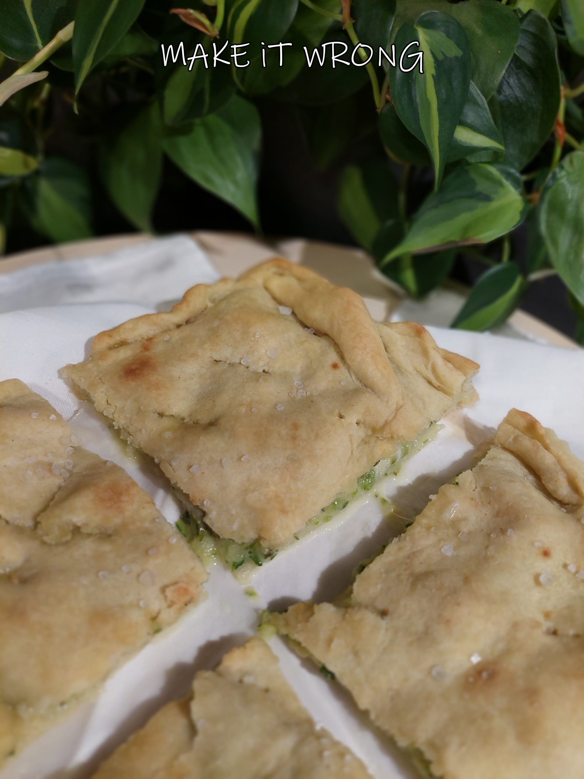 Schiacciata veloce con zucchine