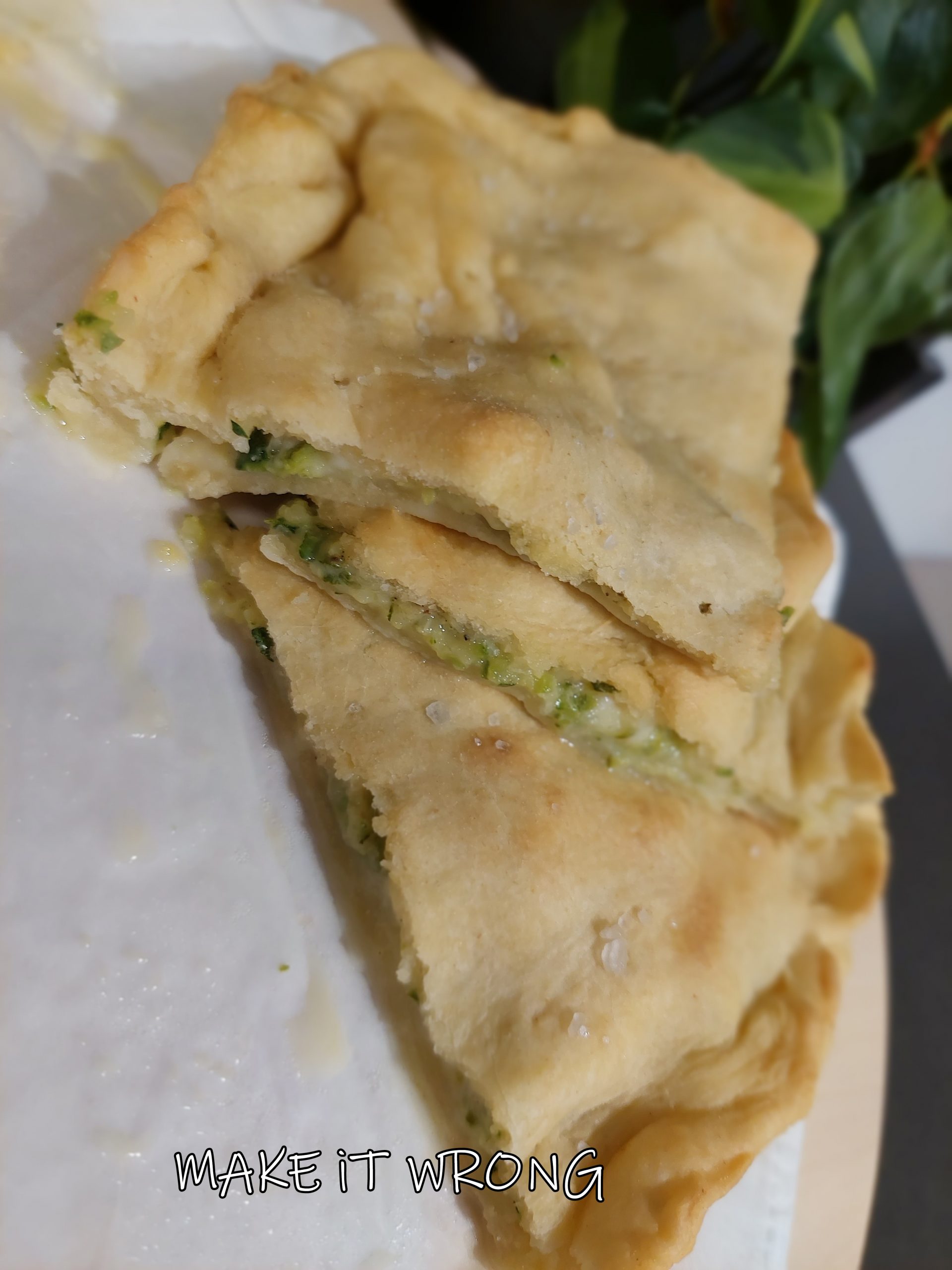 Schiacciata veloce con zucchine