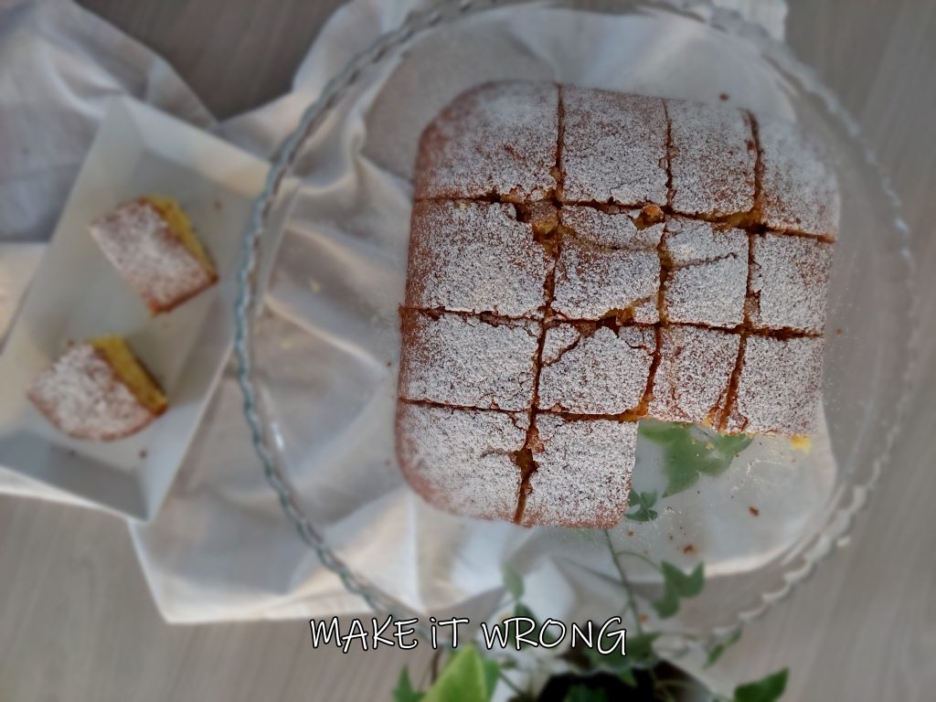 Quadrotti al mandarino e cioccolato bianco