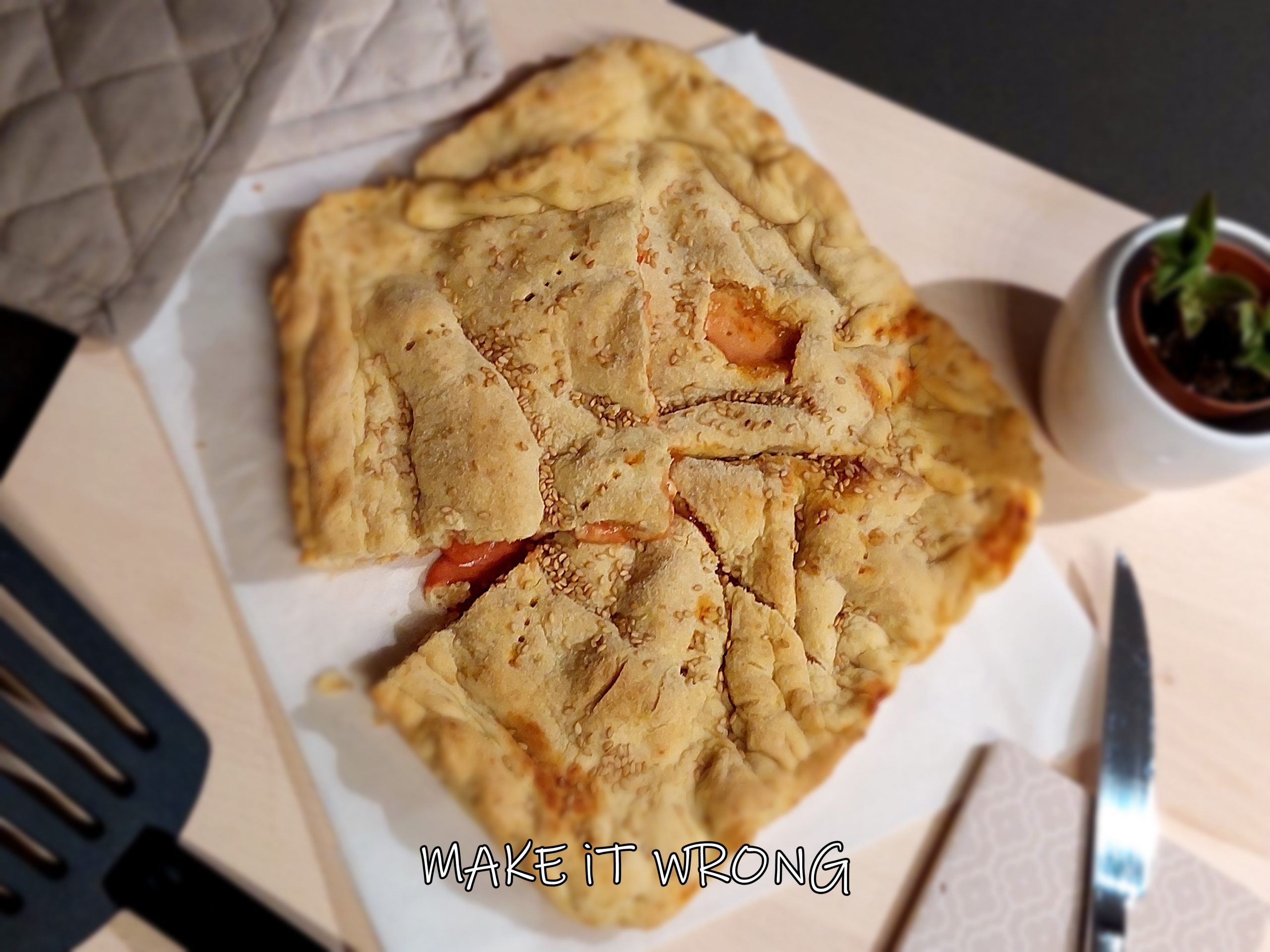 Schiacciata veloce con pomodoro