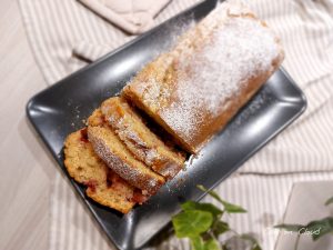 Plumcake fragole e limone