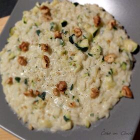 Risotto zucchine e robiola