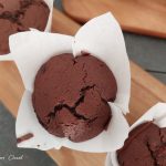 Muffin al cioccolato e ciliegie