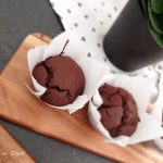 Muffin al cioccolato e ciliegie