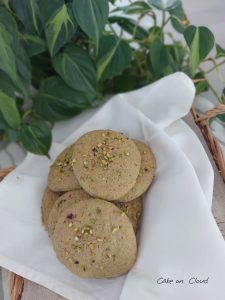 Biscotti vegani al pistacchio