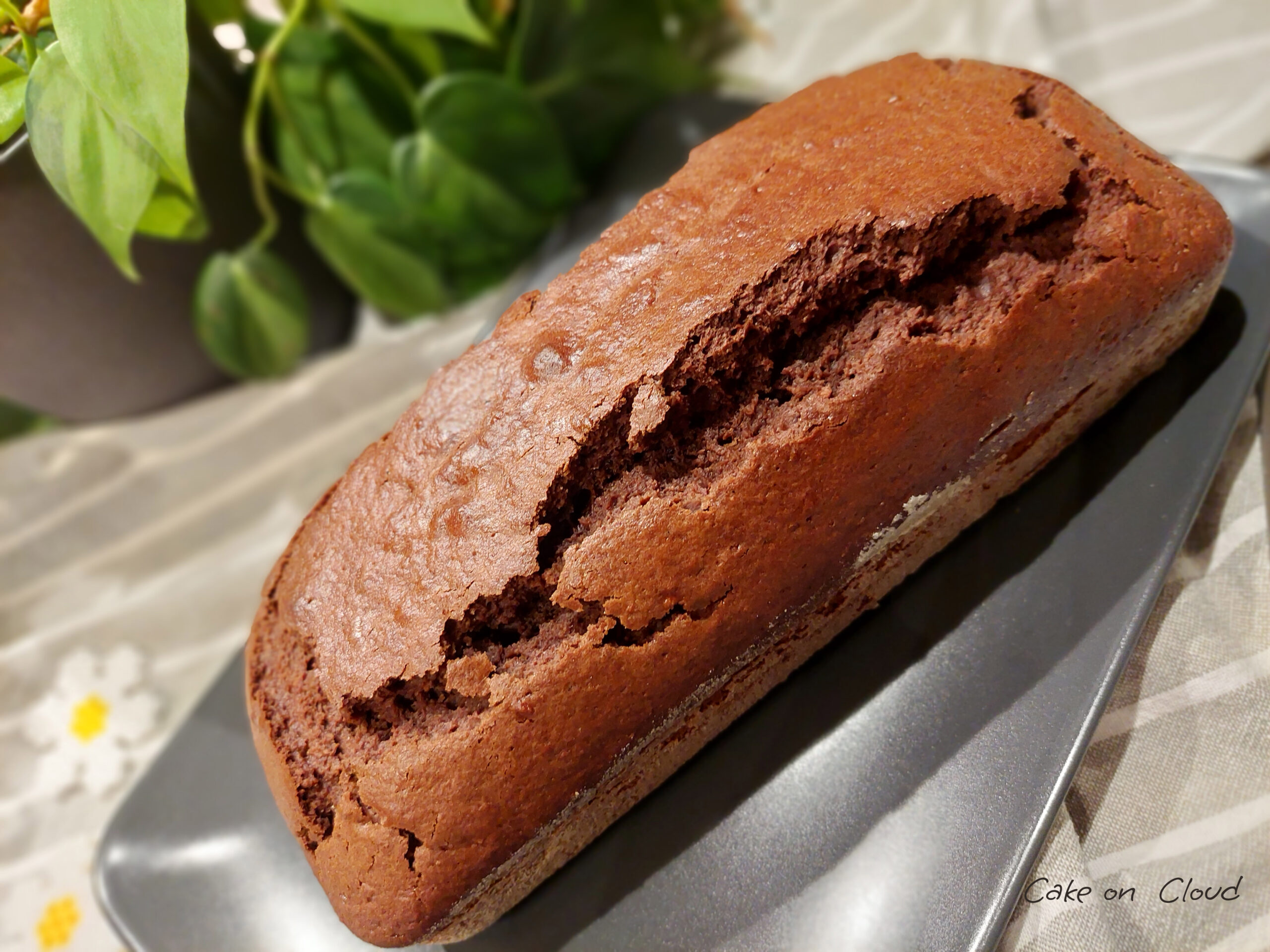 Plumcake pere e cioccolato