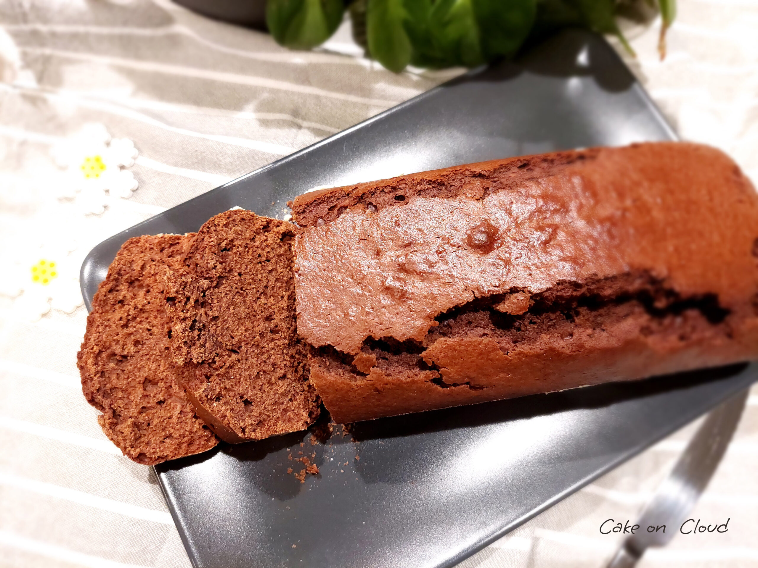 Plumcake pere e cioccolato