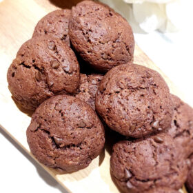 Biscotti cioccolato e arancia vegani