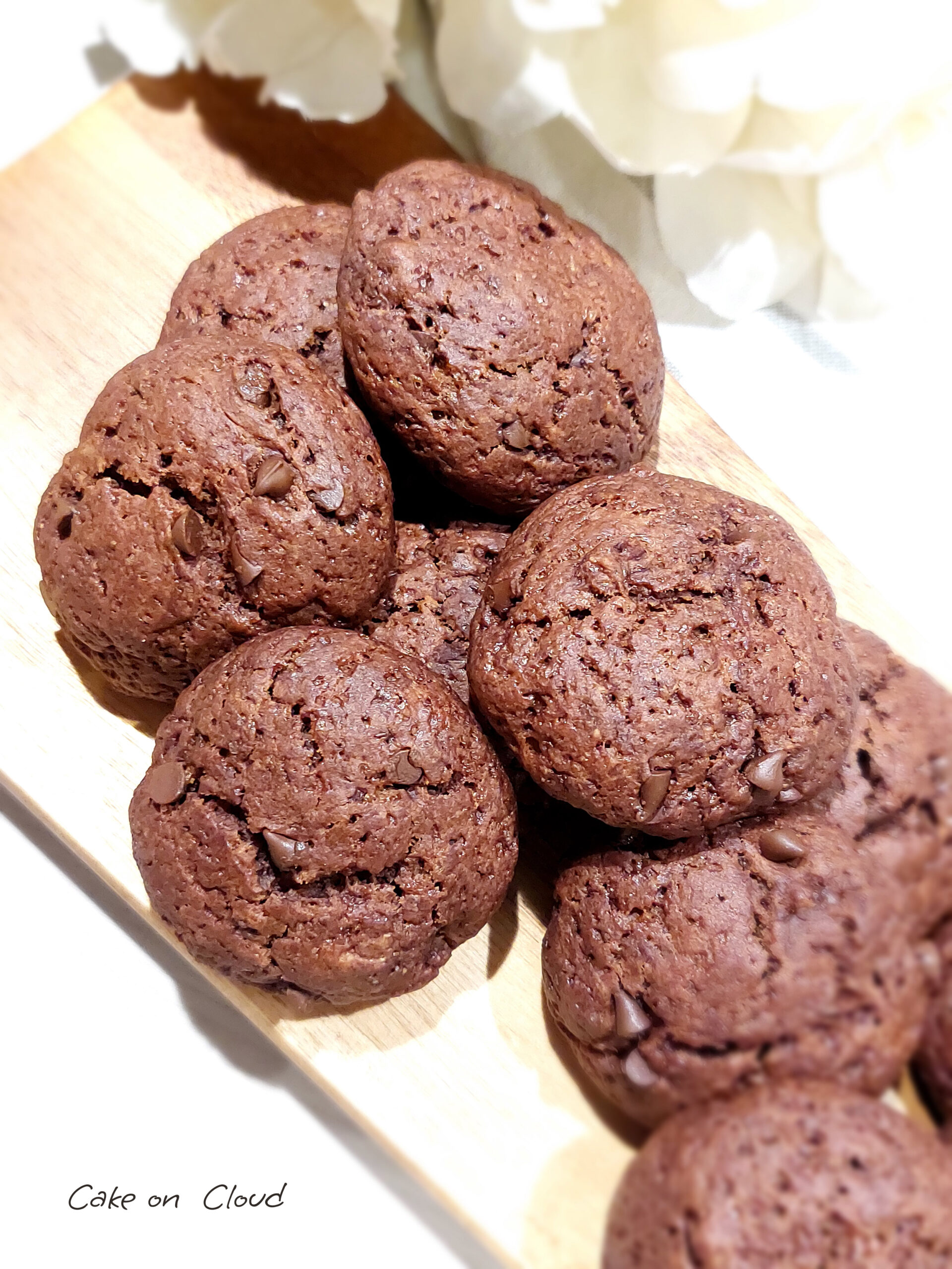 Biscotti cioccolato e arancia vegani