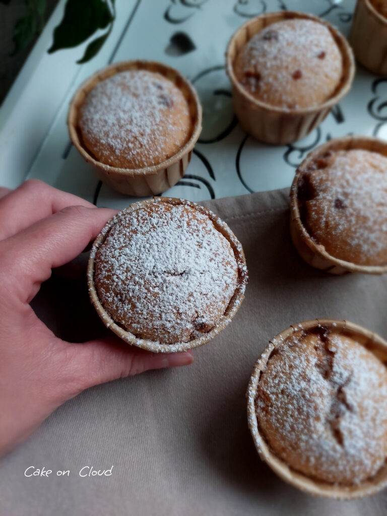 Muffin alla mandorla vegani