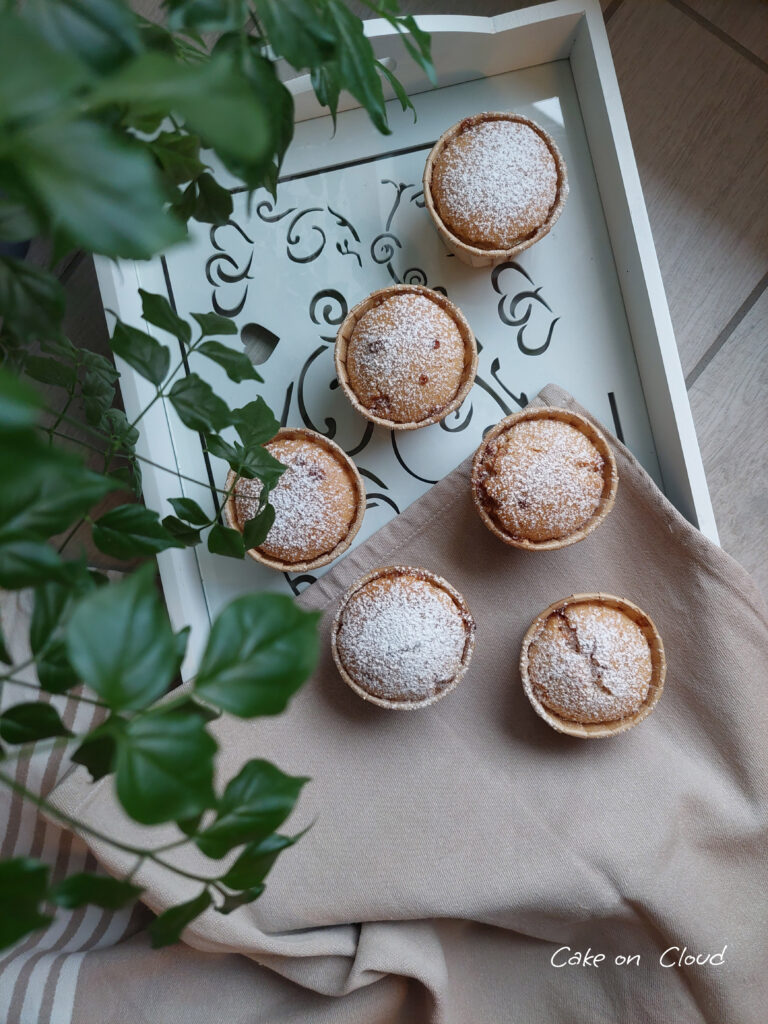 Muffin alla mandorla vegani