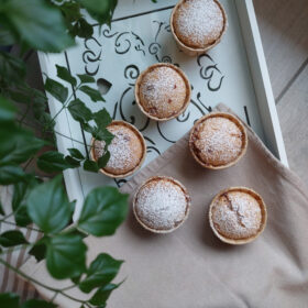 Muffin alla mandorla vegani