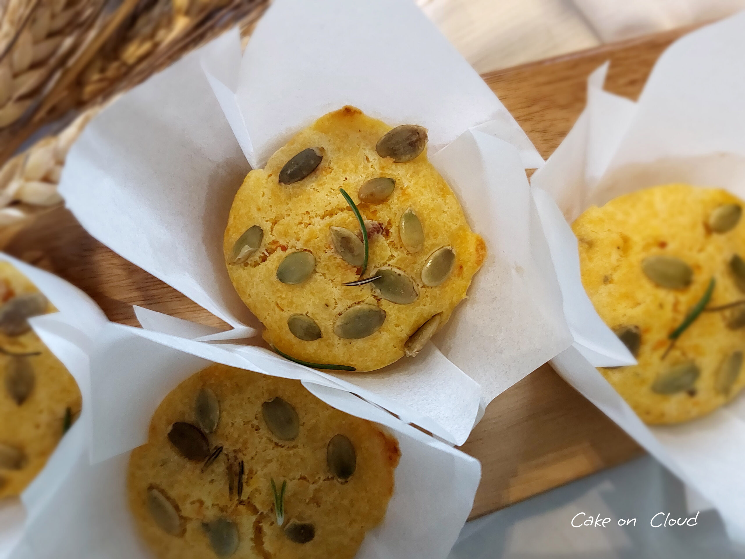 Muffin zucca e speck