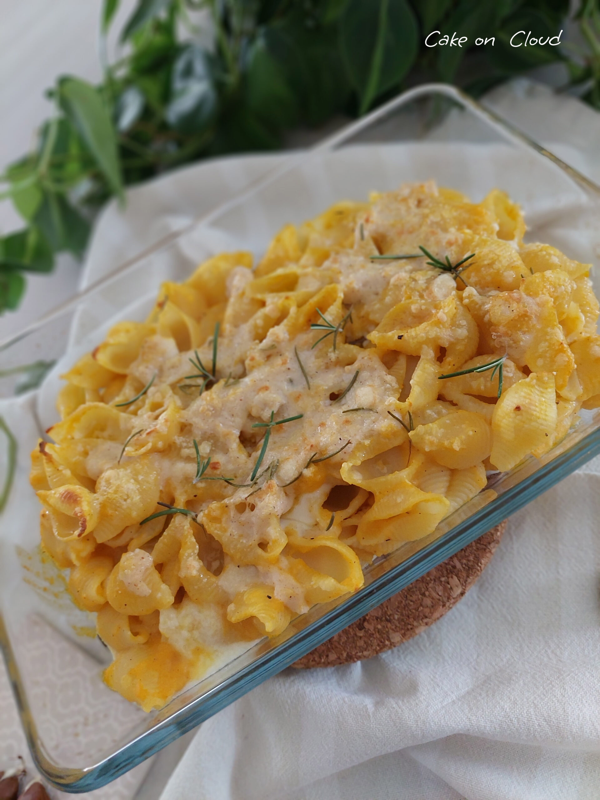 Pasta al forno alla zucca