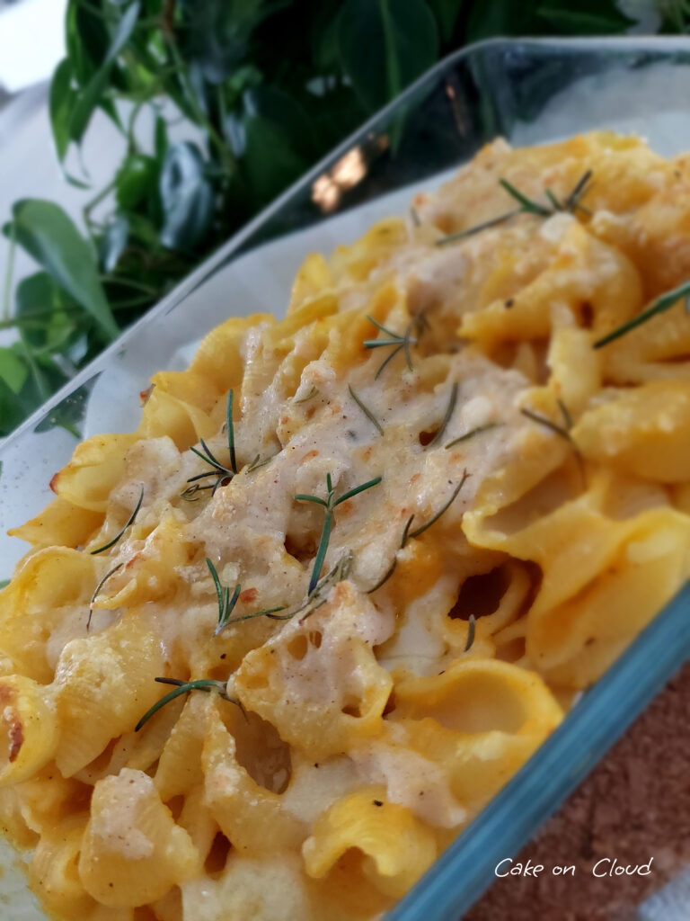 Pasta al forno alla zucca