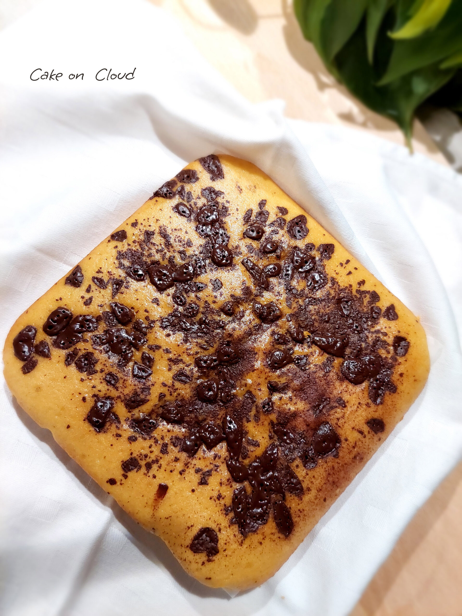 Quadrotti arancia e cioccolato fondente - vegan