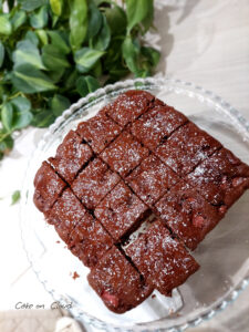 Quadrotti cioccolato cocco e mela polpa rossa