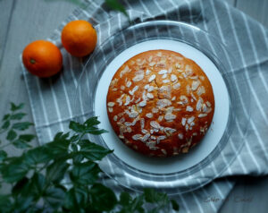 Torta arancia e mandorle