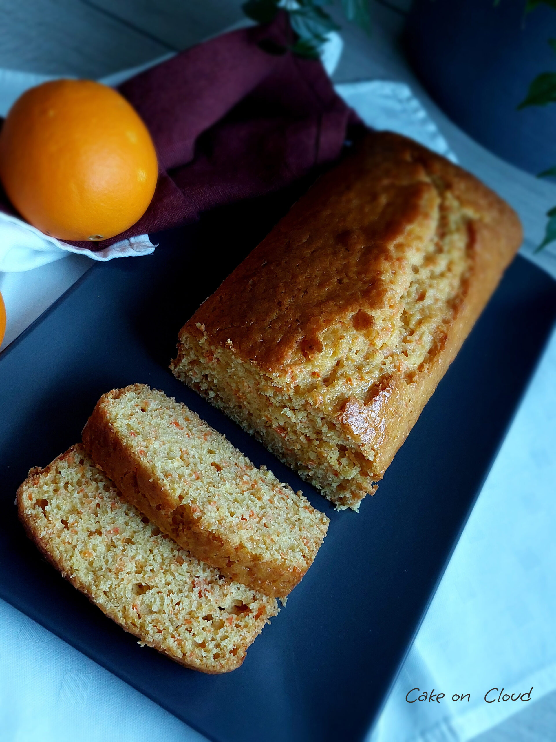 Plumcake arancia e carote