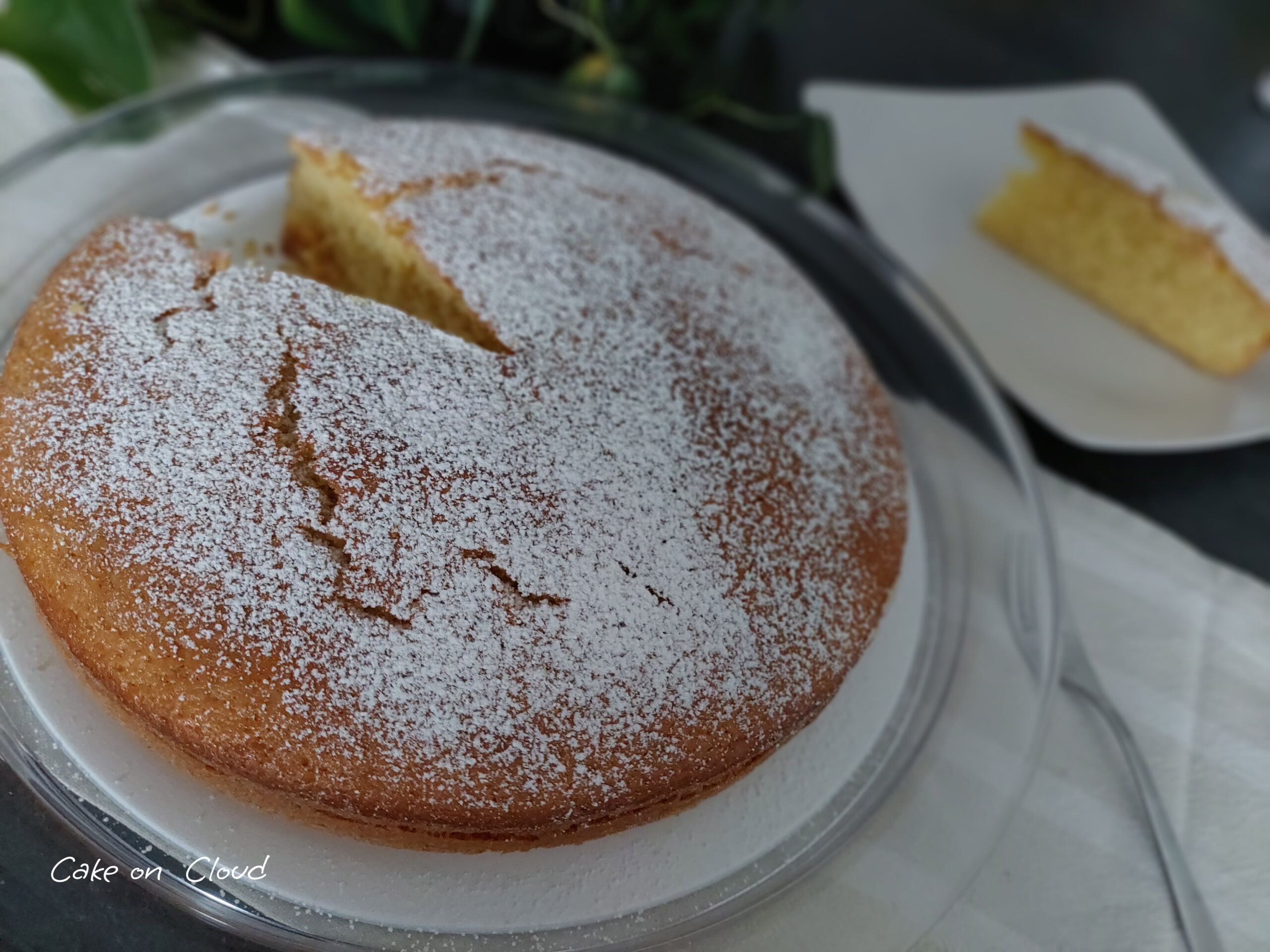 Torta soffice arancia e limone