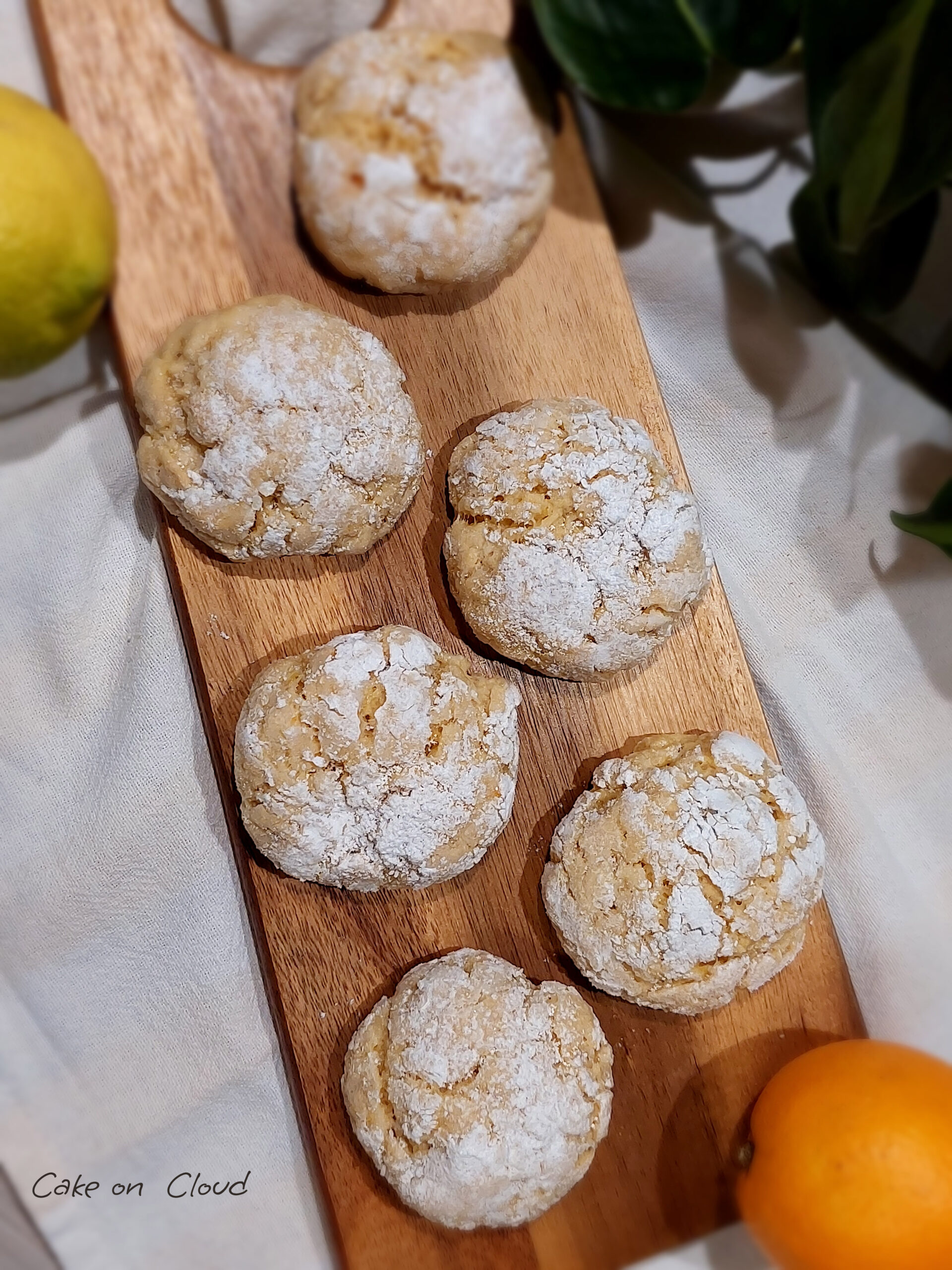 Crinkles agli agrumi vegan