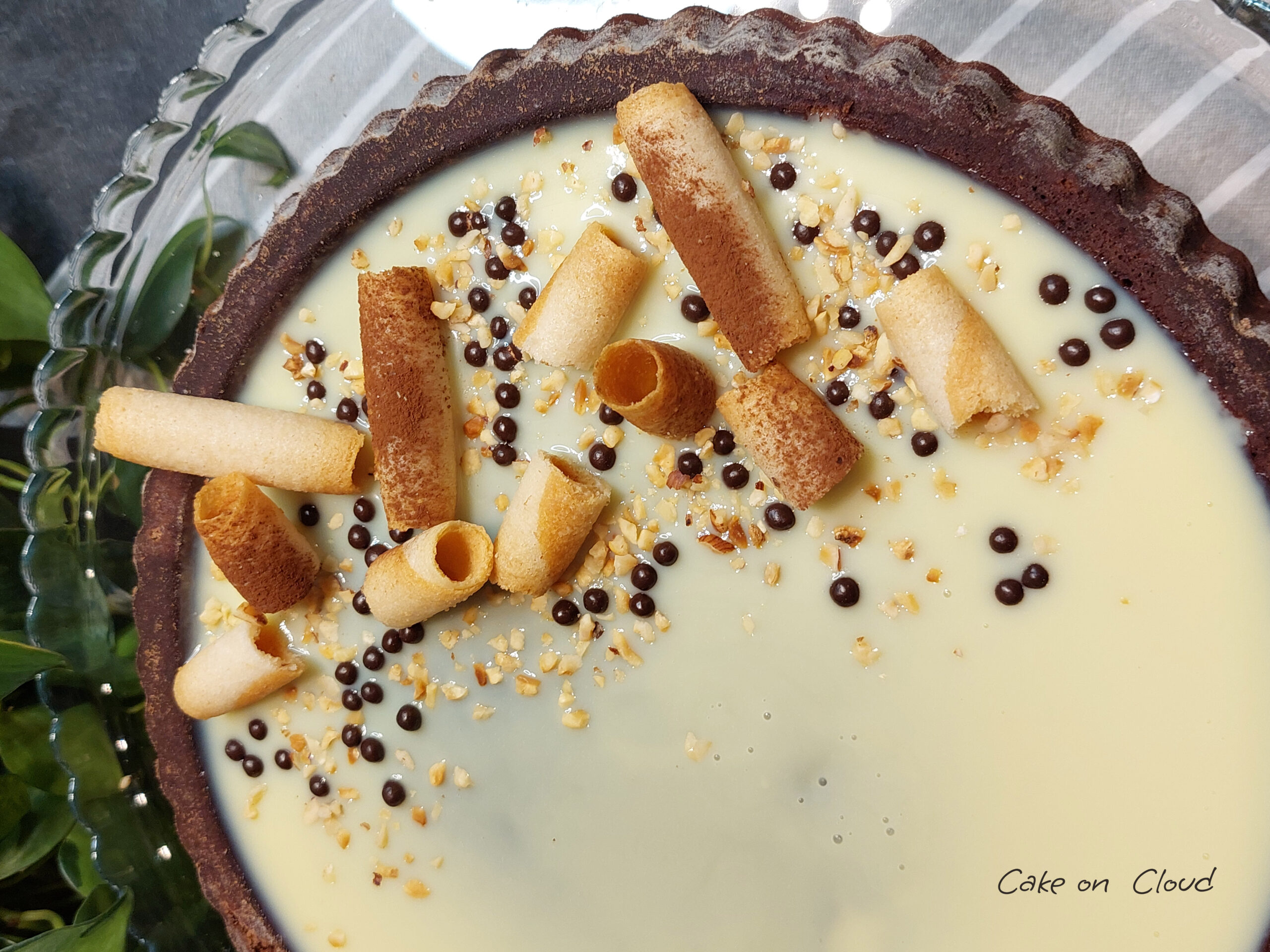 Crostata morbida ai due cioccolati