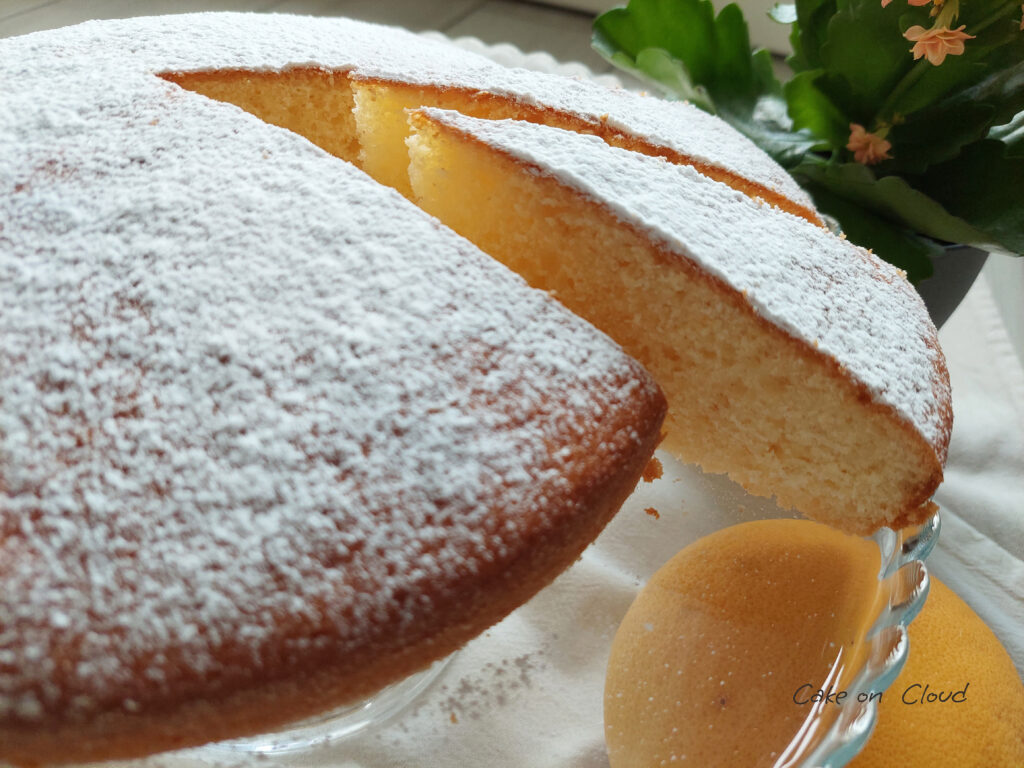 Torta al pompelmo rosa