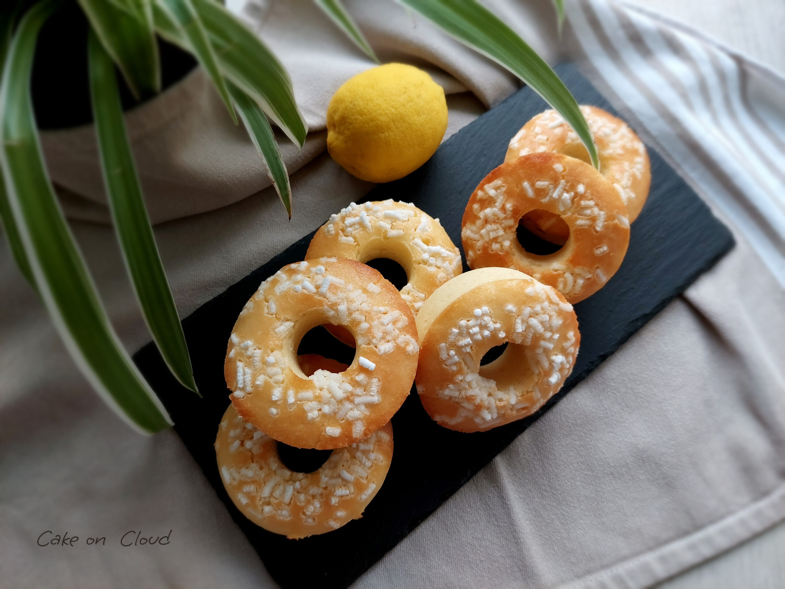 Ciambelline limone e cocco senza glutine