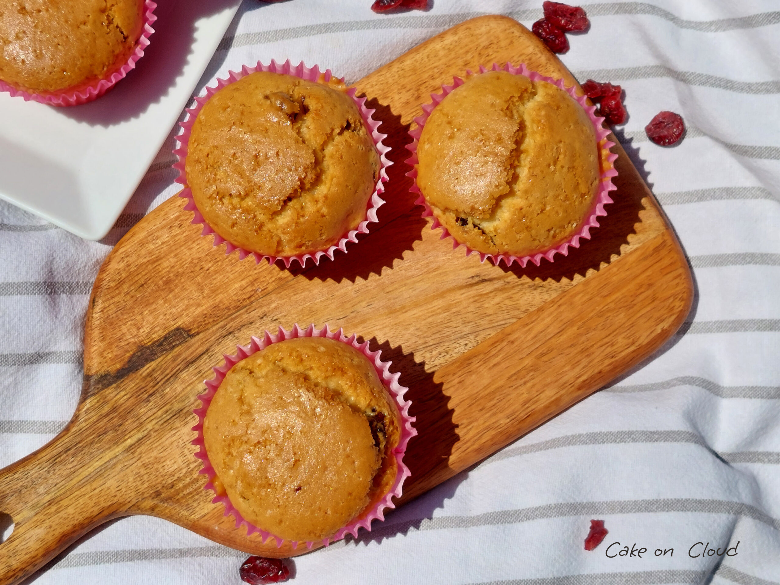 Muffin mirtilli rossi vegani