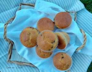 Muffin yogurt greco e gocce di cioccolato senza glutine