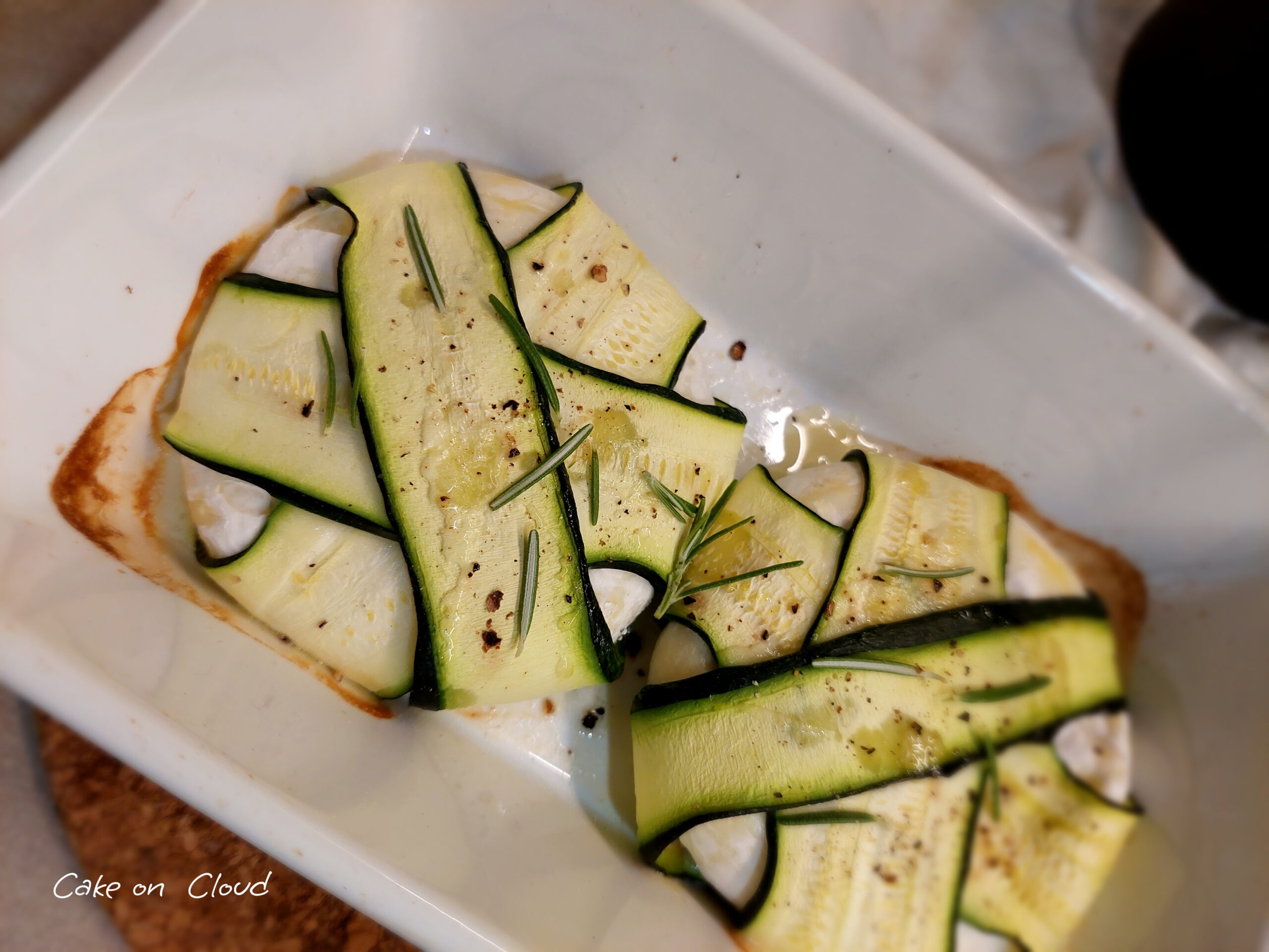 Fagottino di tomino e zucchine