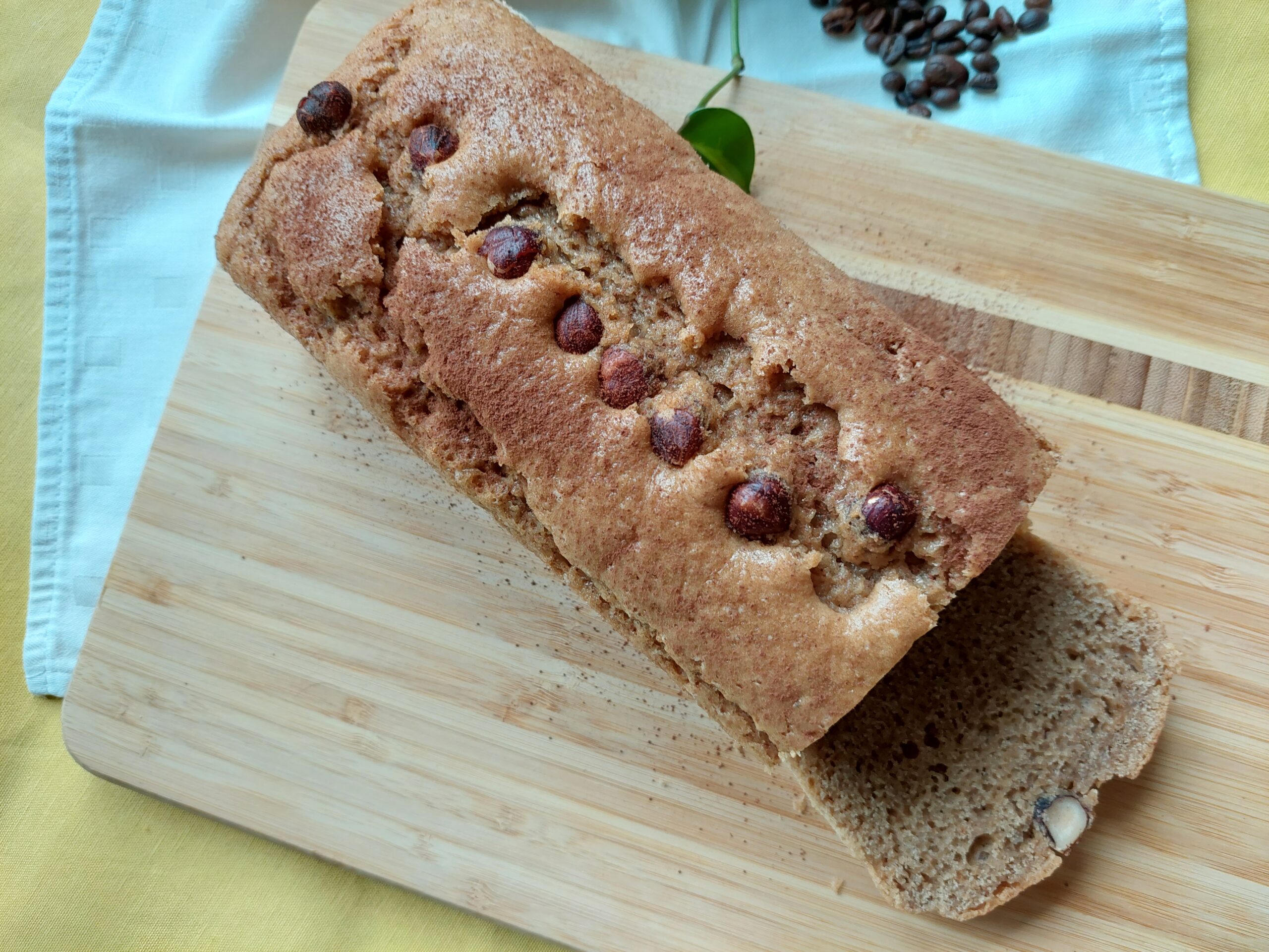 Plumcake nocciola e caffè