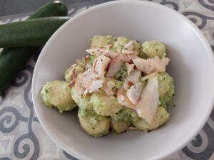 Gnocchi branzino e zucchine