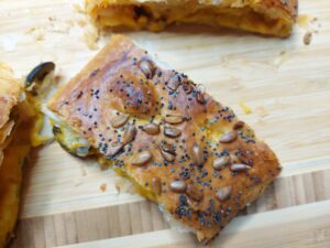 Strudel salato con zucca