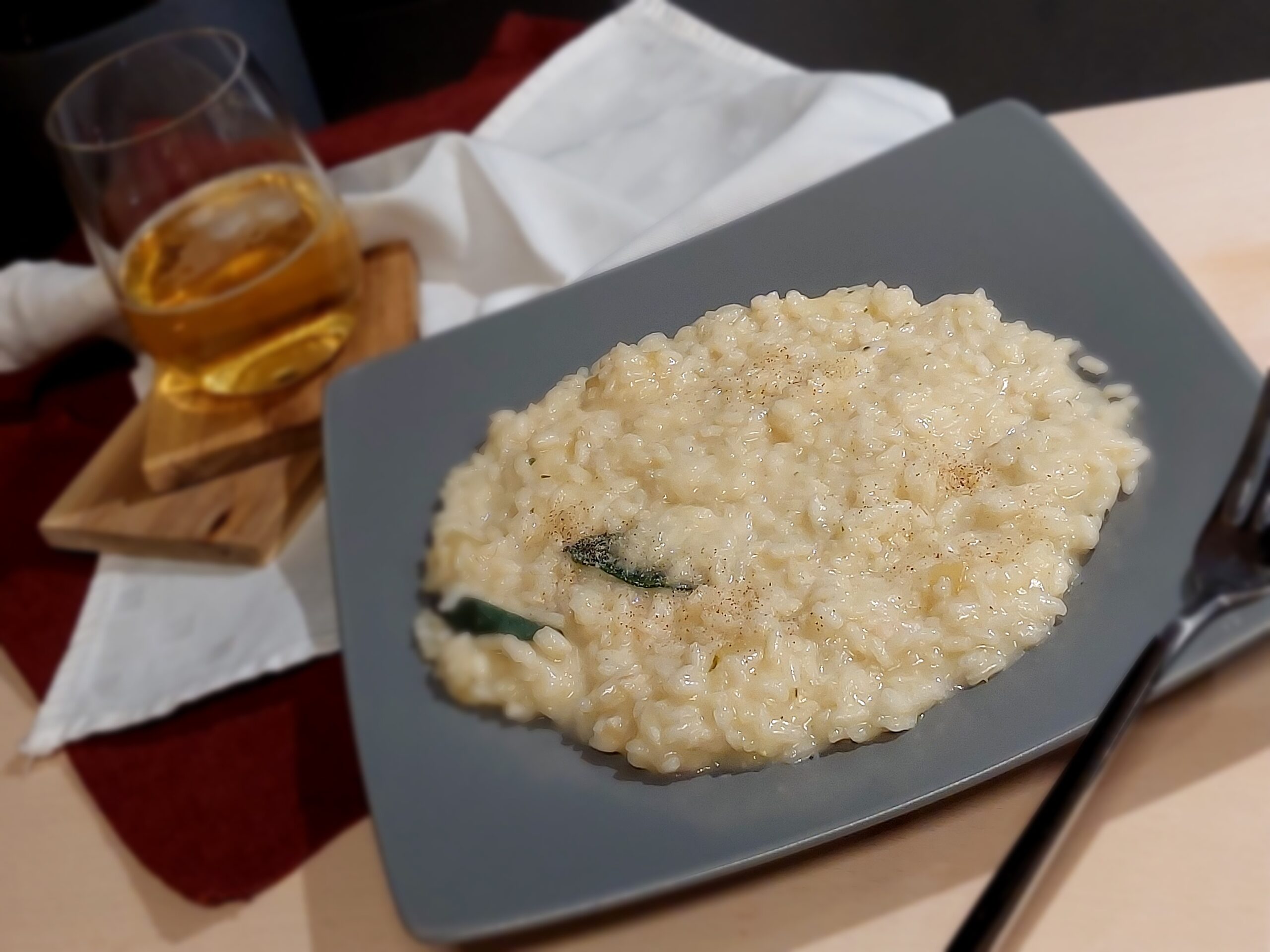 Risotto alla birra con casera