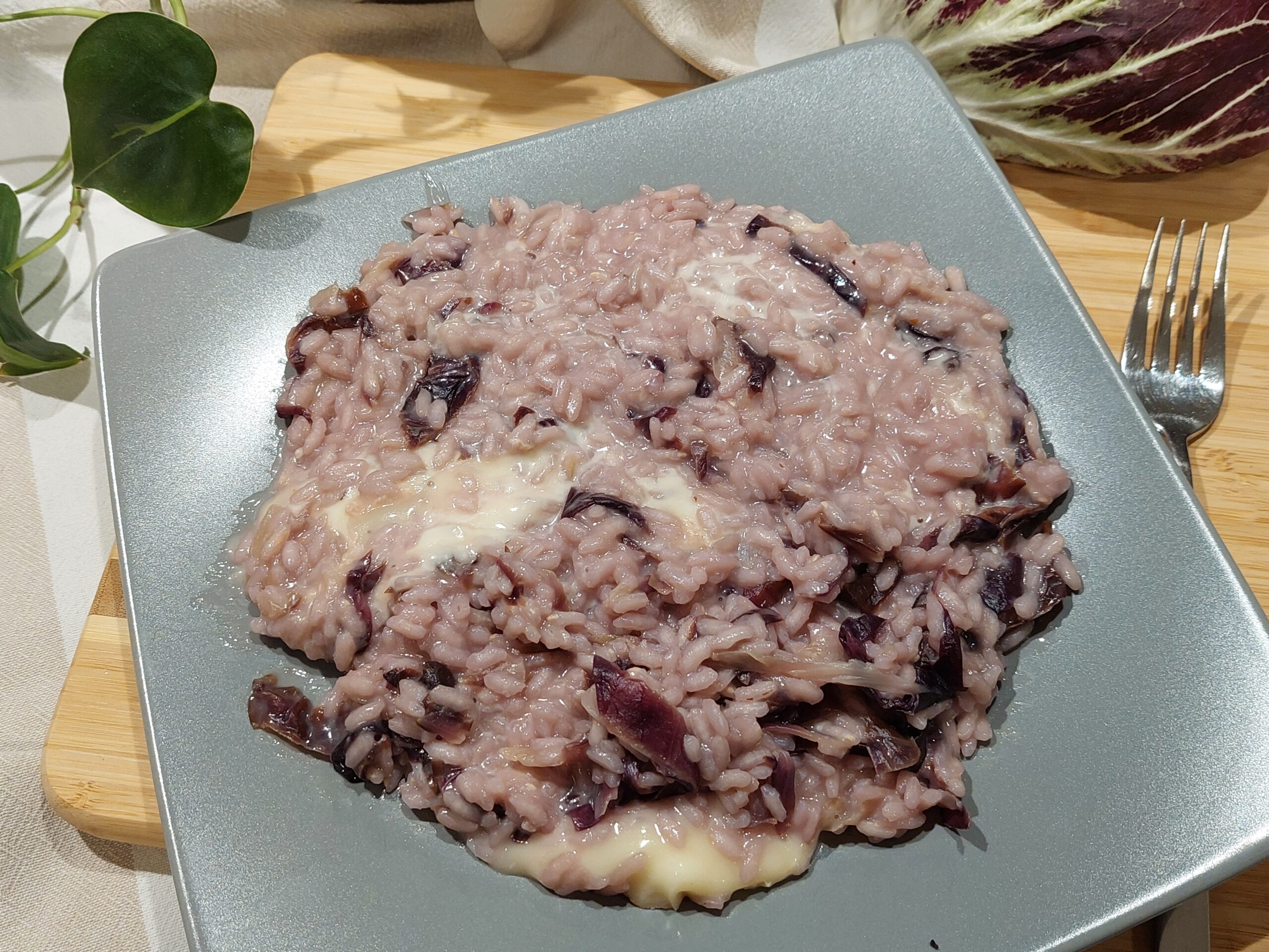 Risotto radicchio e taleggio